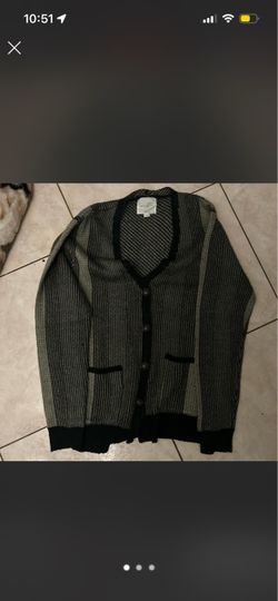 Knit Button-Up Cardigan Sweater