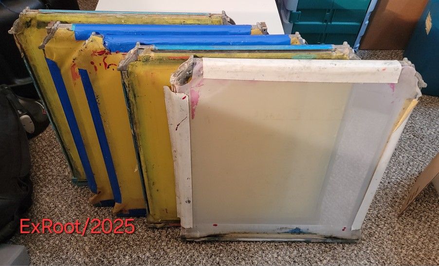 Screen Printing Newman Roller Frames 18x20 MZX Square Bar