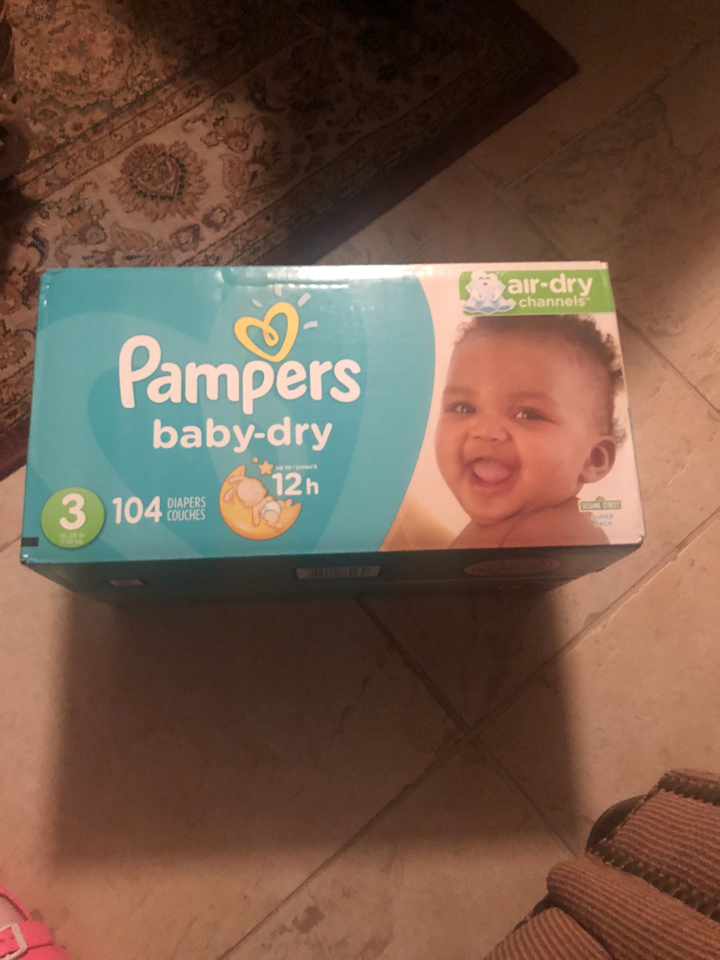 Pampers baby dry size 3 104 diapers