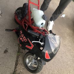  runs great 30-35mph mini bike