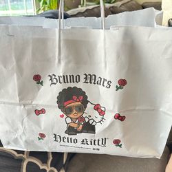 Bruno Mars Hello Kitty Zip up, size Large