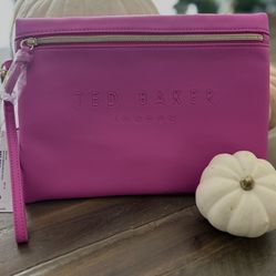 NWT Women’s Pink Wristlet/Clutch/Ted Baker