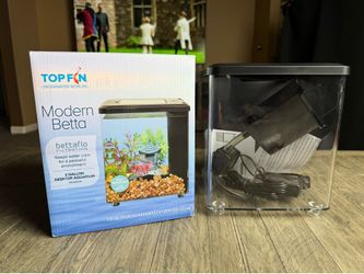 Top Fin Underwater Worlds 2 Gallon Desktop Aquarium