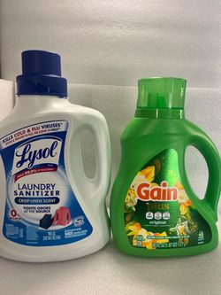 Laundry detergent gain with laundry sanitizer