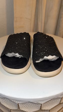 Easy Spirit Alora Rhinestone slides size 7.5