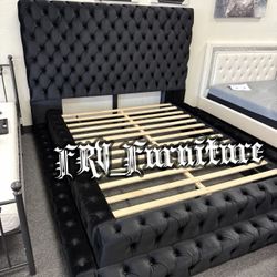 New Queen Bed Frame With Mattress 
