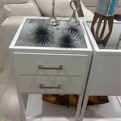 Mirror Tables Side Or Nightstands 
