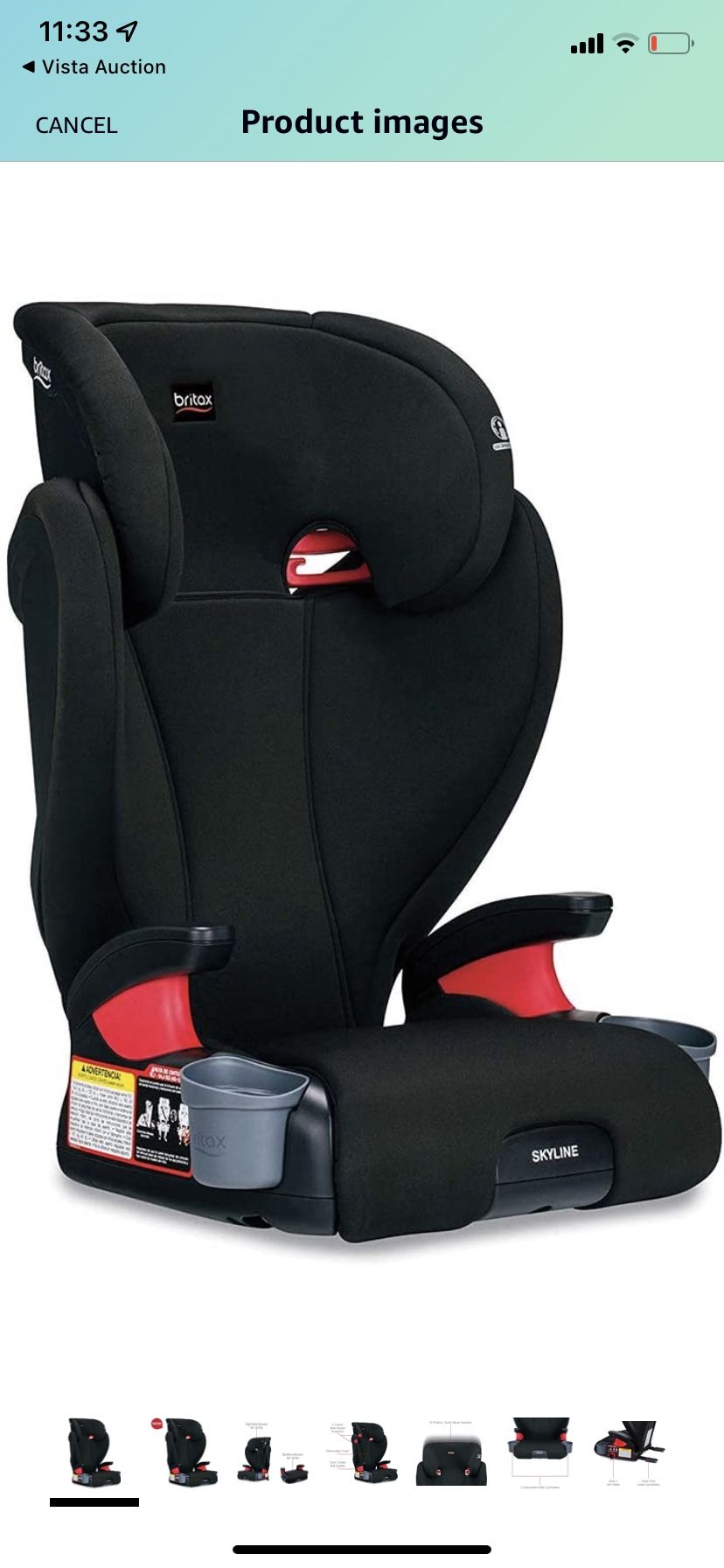 britax backless booster seat