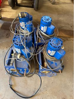 Low speed 115/240v electric winches