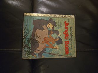 vintage "Walt Disney Presents The Jungle Book" Little Golden Book 
