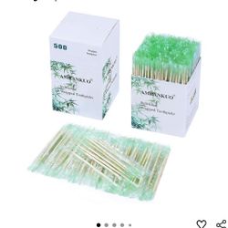 500 Individually Wrapped Toothpicks New 