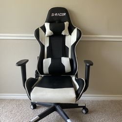 S-Racer Gaming & Office Chair – Reclining with Lumbar & Neck Support