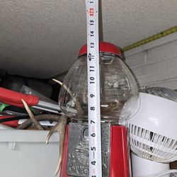 Red carousel gumball machine vintage