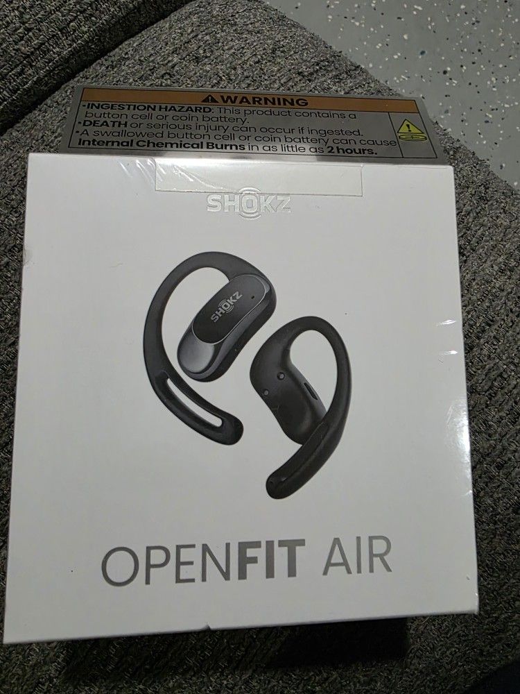 Shokz OpenFit Air True Wireless Bluetooth Headphones - Black (