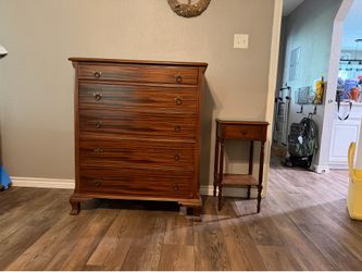 Real Wood Antique dresser and nightstand