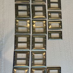 Silver, Aluminum Wall Switch Plate Covers