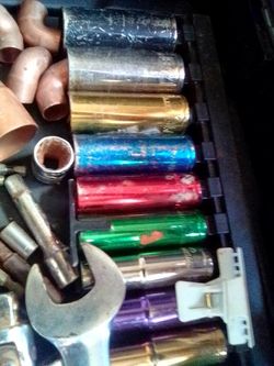 Kobalt Tool Box Sockets Wrenches Pliers Snips ++++ Full Tool Box