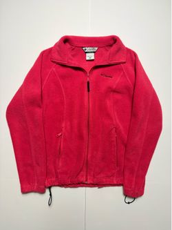 Women’s Columbia Benton Springs Bright Pink Full-Zip Fleece Jacket