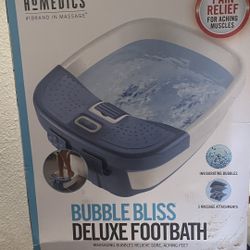 Bubble bliss Deluxe Footbath 