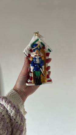 Christopher Radko Nutcracker Christmas Ornament  