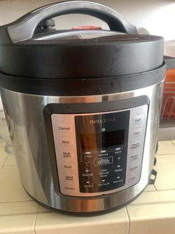Insignia Pressure Cooker Multiple Uses. Details Displayed. Like New