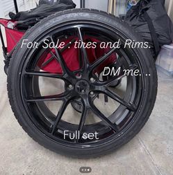 20 “ Rims and Tires 245/35/20 Set of 4 $799
