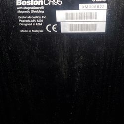 Boston Cr 95 Black Tow Speakers