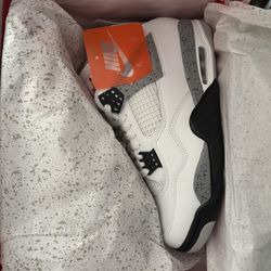 Air Jordan 4 Retro OG -Sz 10 White Cement DS