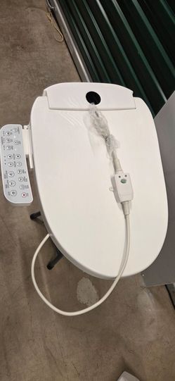 Electric Bidet Toilet Seat with Side Control Panel