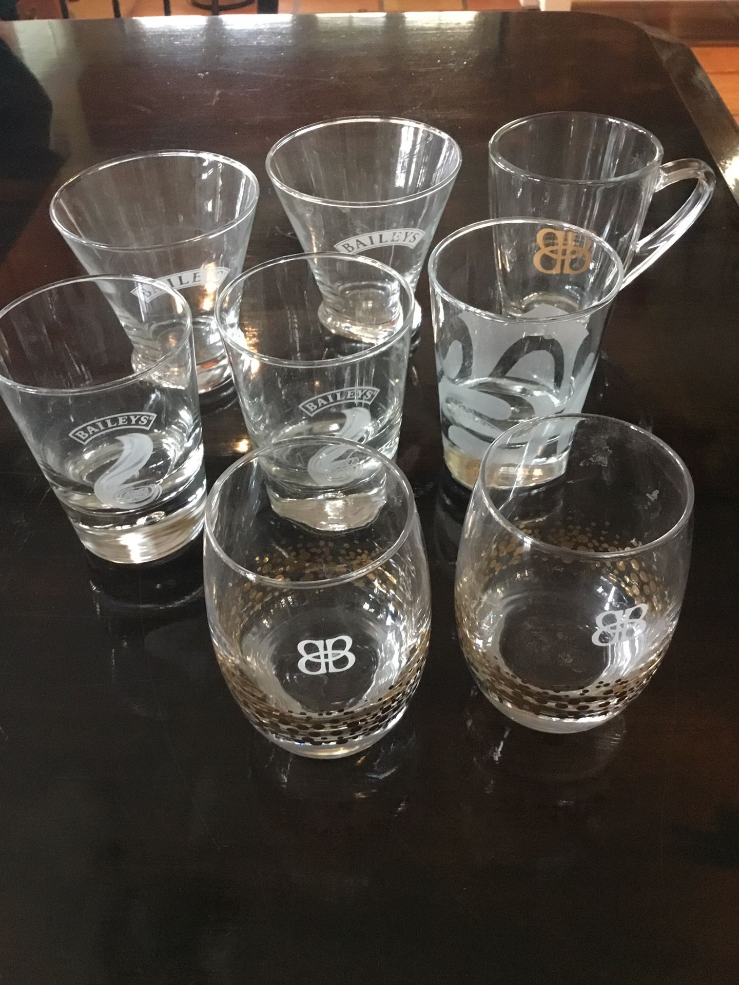 Baileys Irish Cream Glasses Set of 8