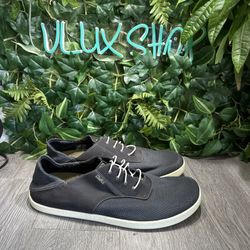 OluKai Nohea Moku Men's Slip On Sneakers Size 15 Gray Drop In Heel Water Shoes