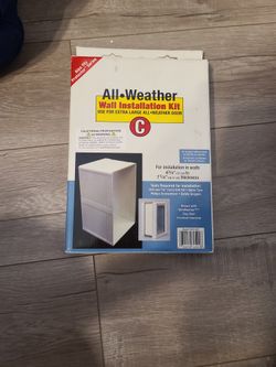 All Weather Pet Door Wall Installation Kit. For Dogs And Cats