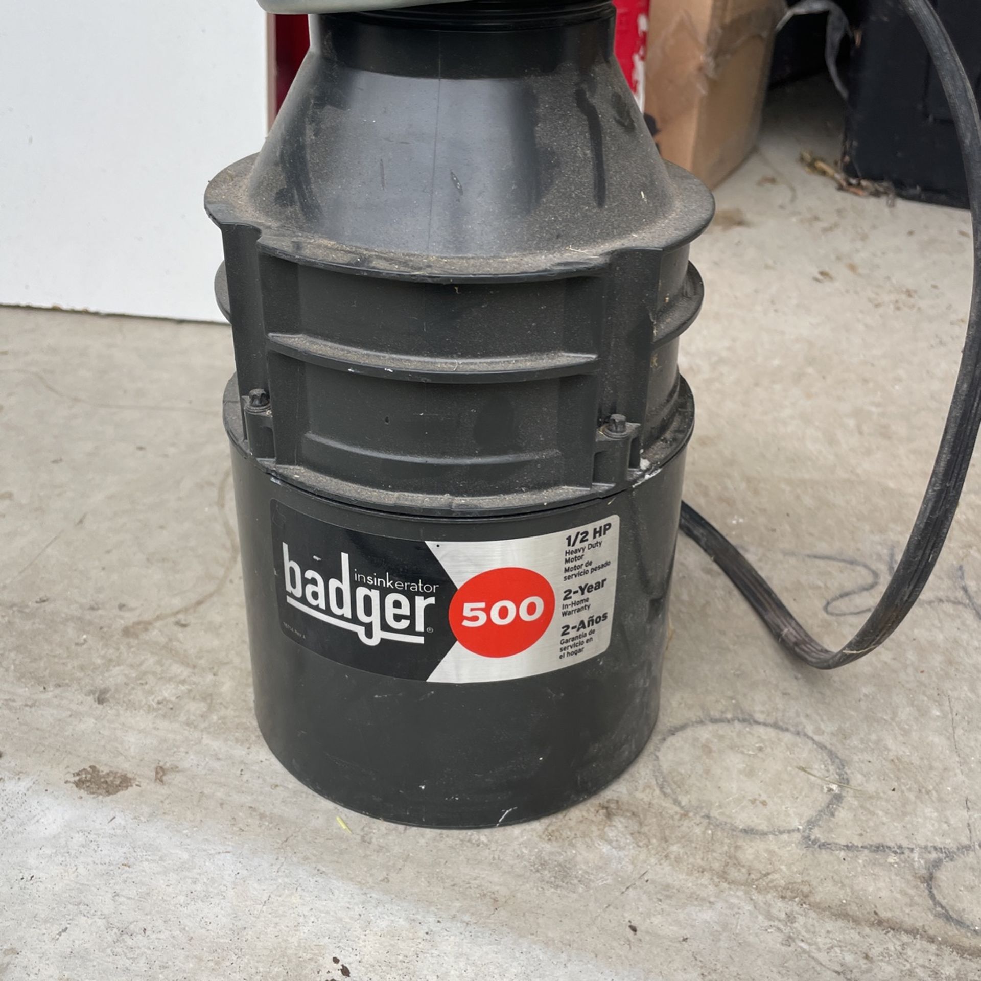 Garbage Disposal badger 500 for Sale in Santa Rosa Va, CA OfferUp