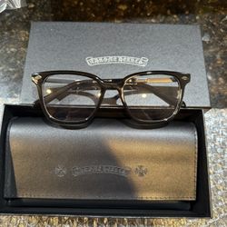 Chrome Hearts Clear Sunglasses Black/Silver - Brand New!