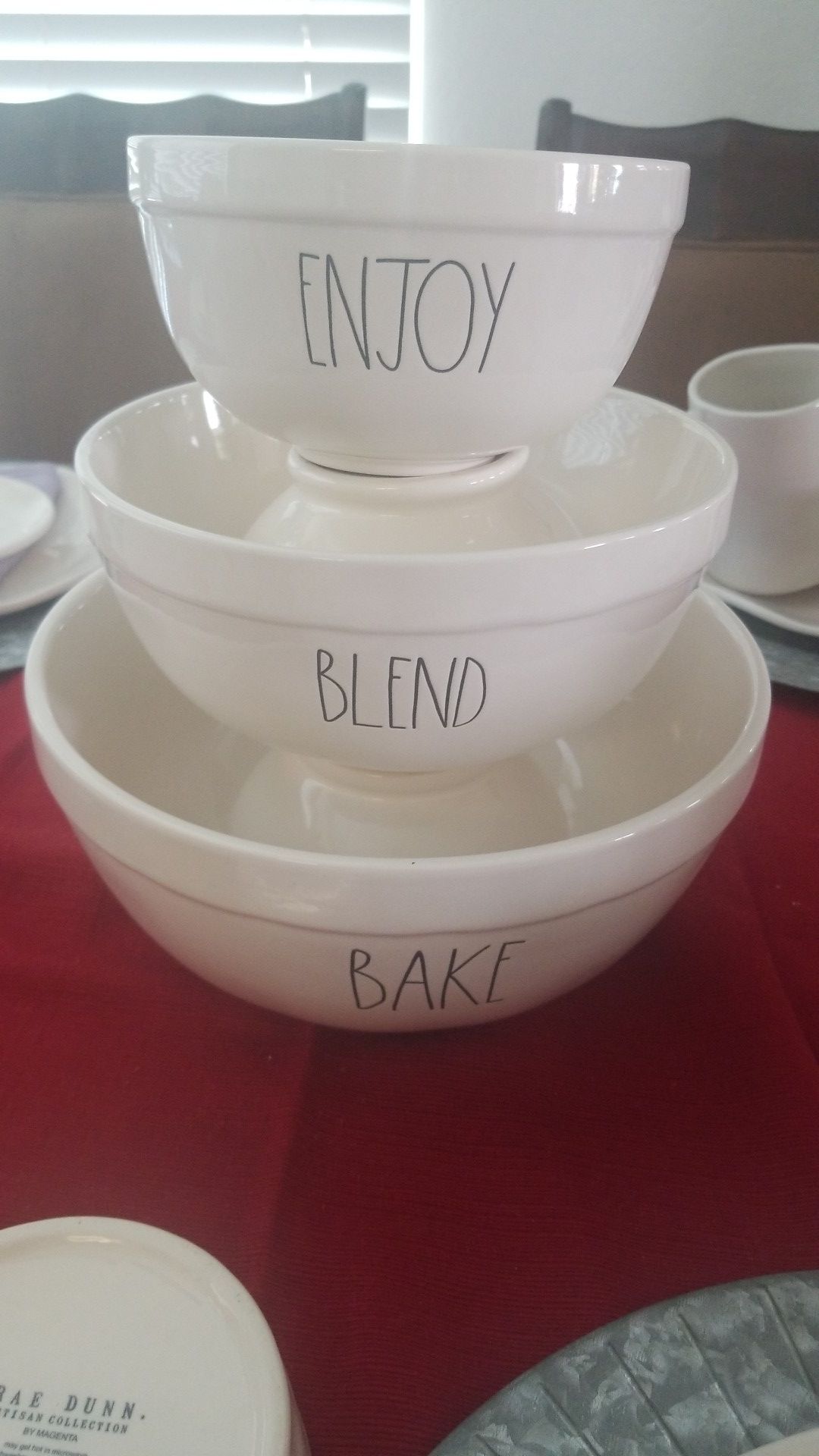 Rae dunn mixing bowls