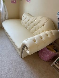 Leather Chaise Longue 95% new