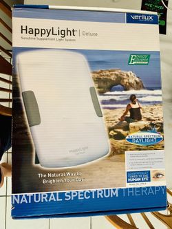 Verilux HappyLight Deluxe 10,000 LUX Natural Spectrum Energy Lamp