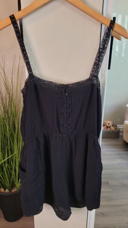 Black Short Romper Size Medium