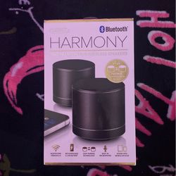 2 HARMONY bluetooth speakers 