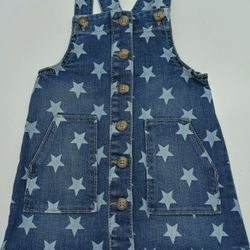 Girls Size 40 Stretch Denim Star Dress