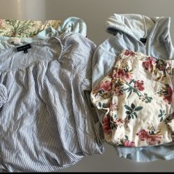 Women’s Clothes tops & hoodie, pJ Lot size Large XL 4pc