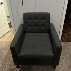 Dark Grey Armchair 
