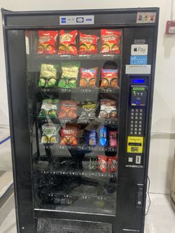 Vending machine on location