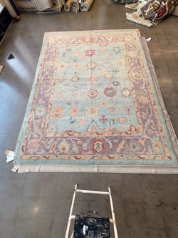 Handmade Turkish Oushak Wool Rug – 8’ x 10’2”