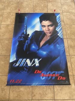 James Bond 007 Halle Berry Vinyl Banner - $60