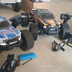3 RC HSP Cars 2 Electric And 1 Nitro Scale 1.10