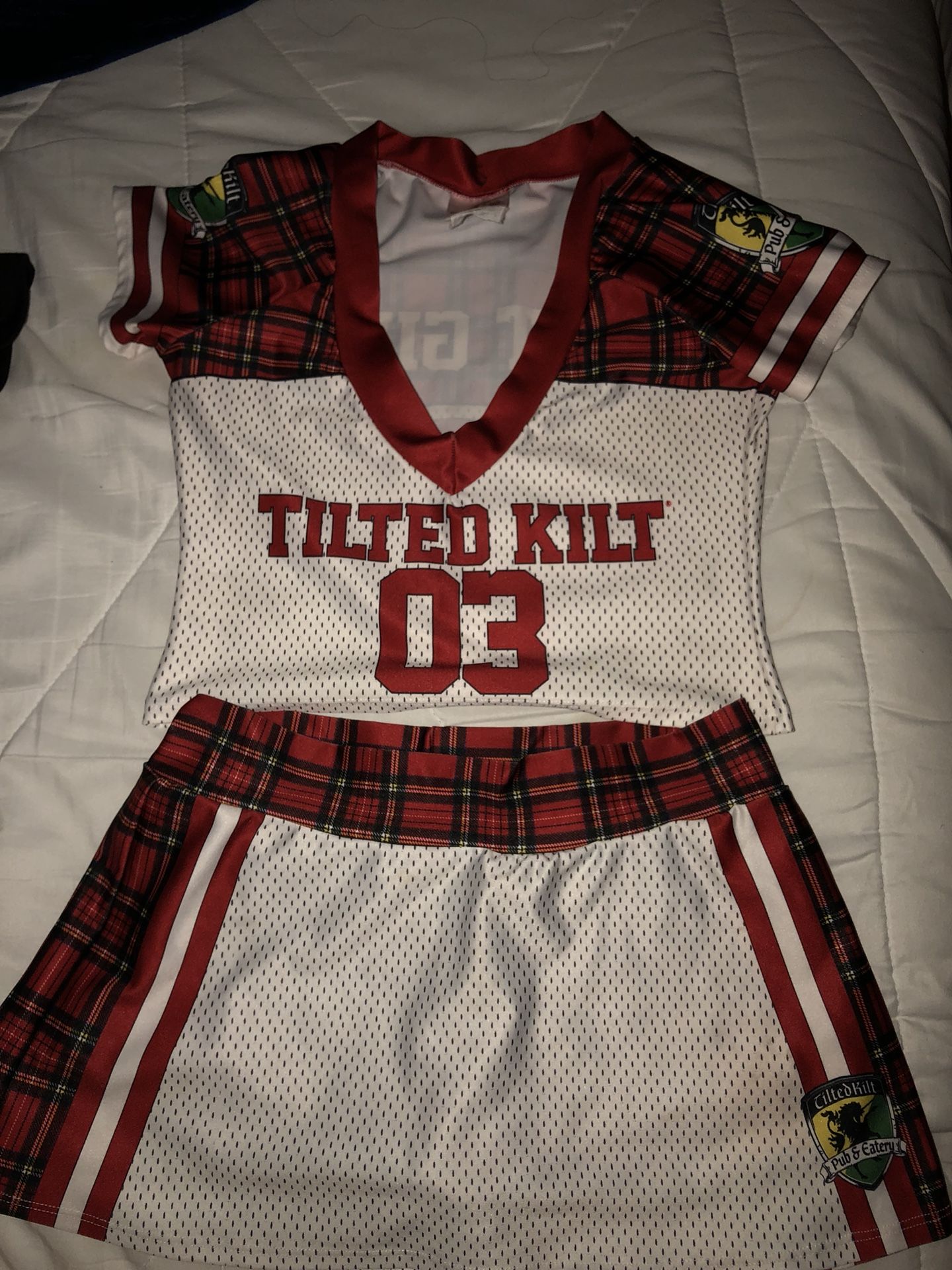 Tilted Kilt Football Uniform