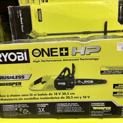 ONE+ HP 18V Brushless Whisper Series 12 in. Battery Chainsaw (Tool Only)