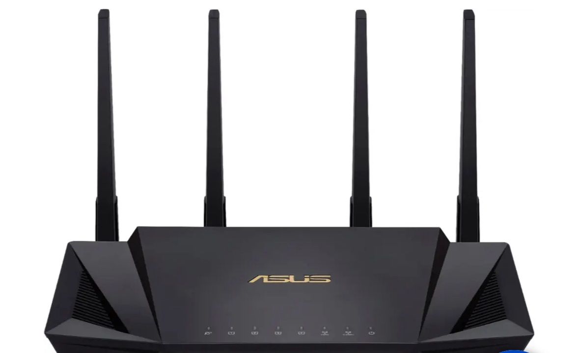 ASUS - RT-AX58U AX3000 Dual-Band Wi-Fi 6 Router - Black
