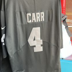 Raiders Derek Carr Jersey 